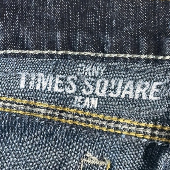 DKNY jeans blue denim boot cut baddie Times Square jean size 10 - Picture 6 of 10